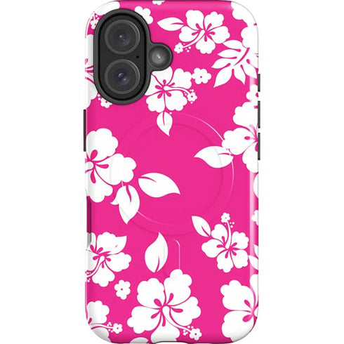 Pink and White iPhone 16 Plus Magsafe Impact Case
